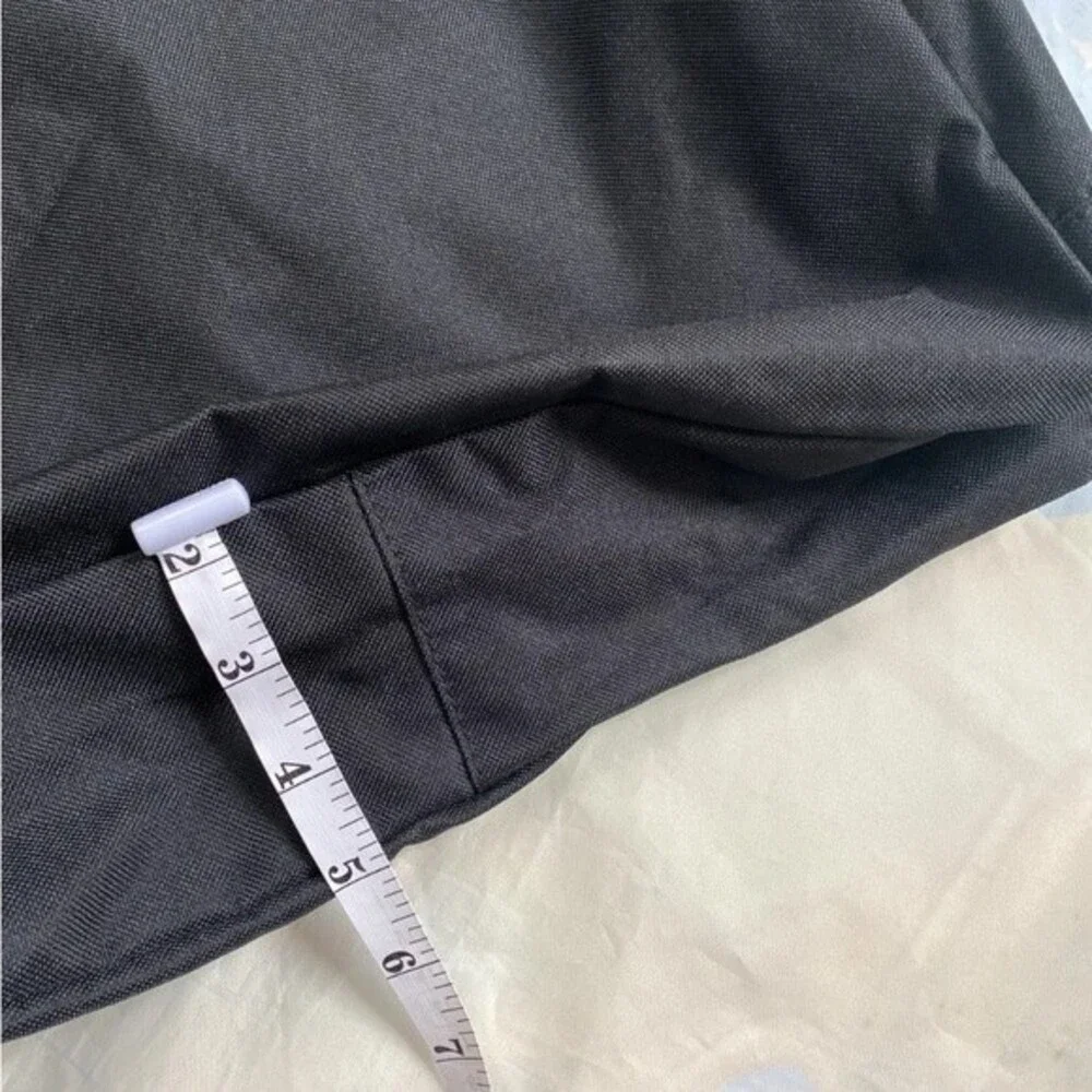 Leeds Tote Bag Canvas Container Store Black Gray Bottle Pocket New